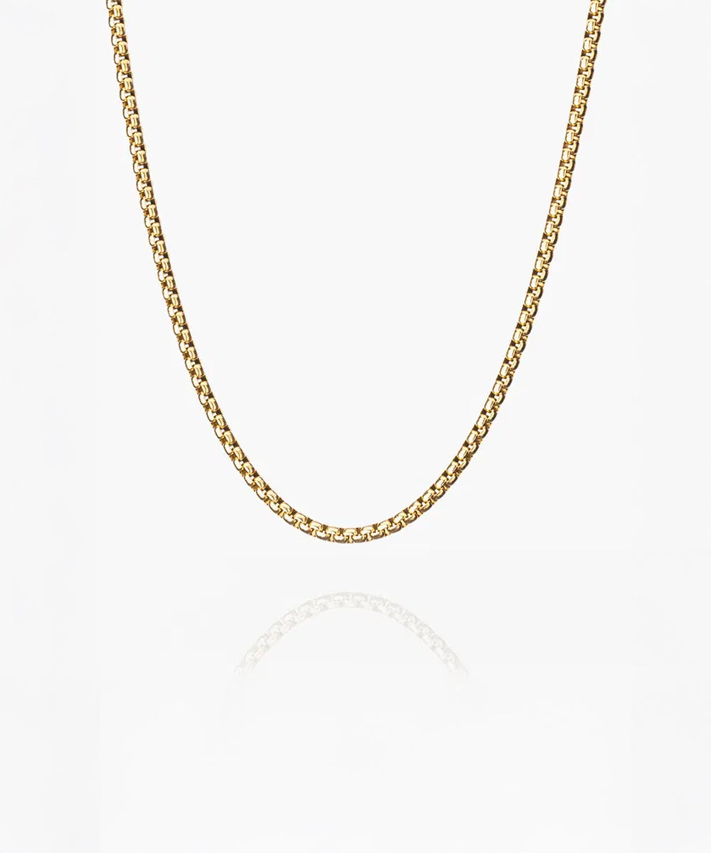 Boxchain Necklace | Gold