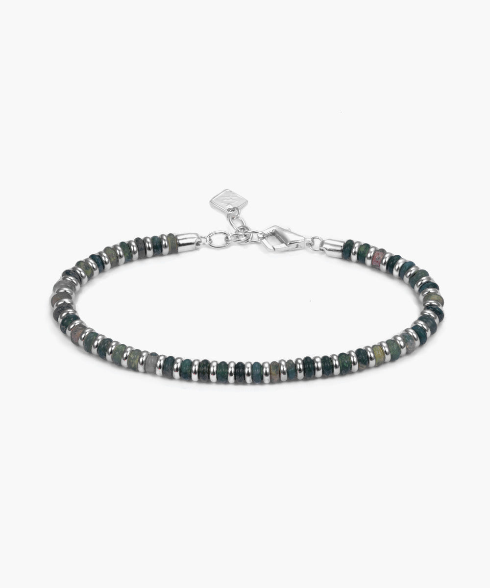 Mariner Brontide 4mm Moss Agate | 925 Sterling Silver