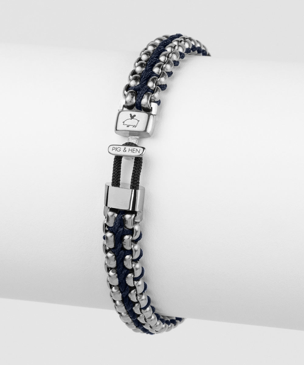 Catena Venetian 7mm Navy | Silver