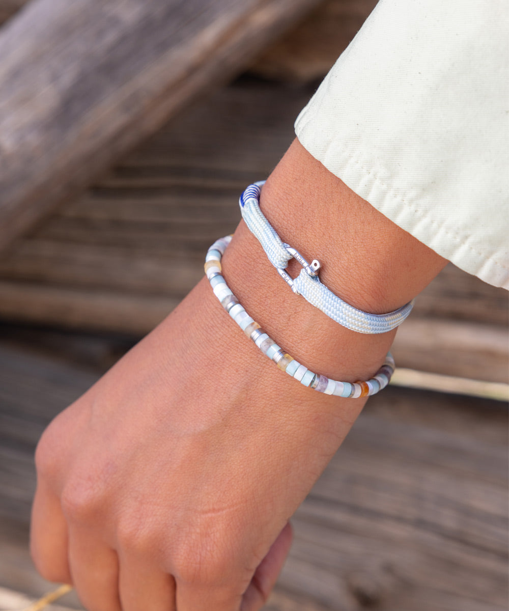 Franky Arctic Blue - Cream | Silver