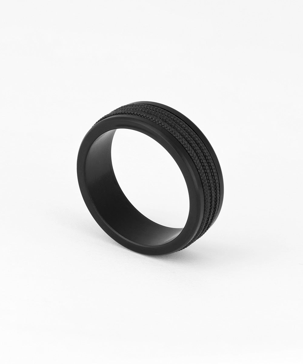Navarch 8mm Wrap Ring Black | Black