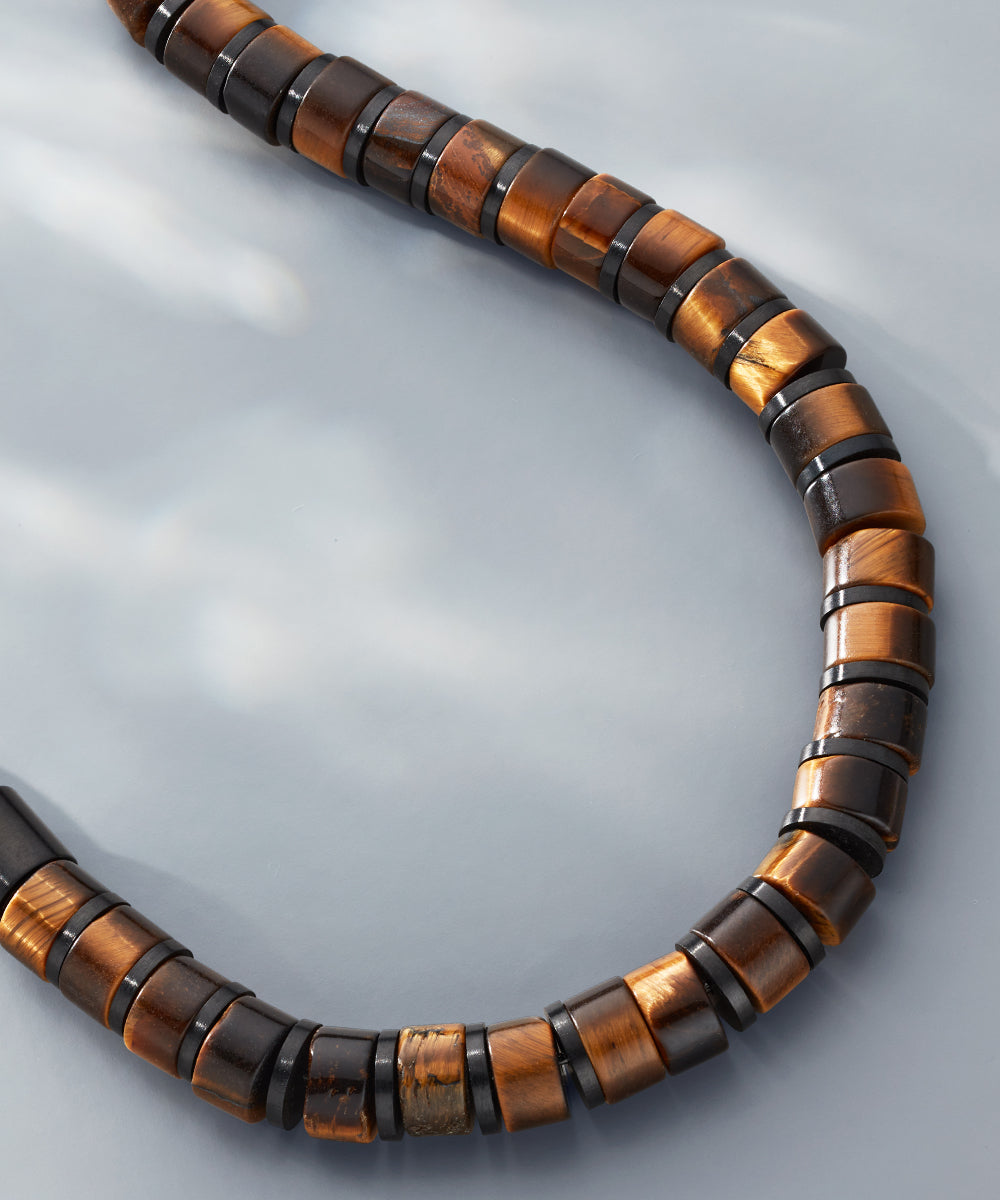 Brontide 6mm Adjustable Tiger Eye | Black