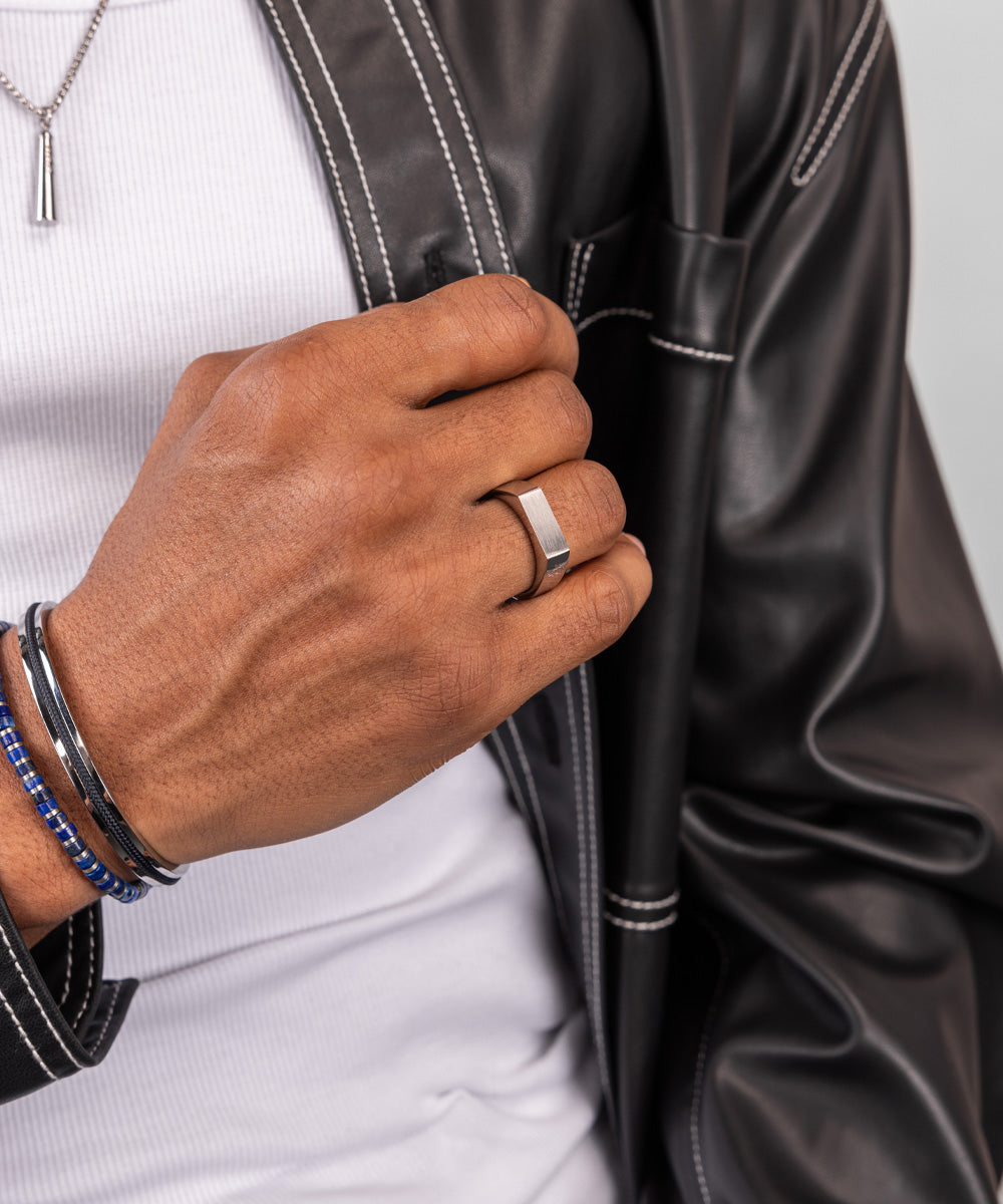 Signet Ring 6mm Slim Silver | Silver