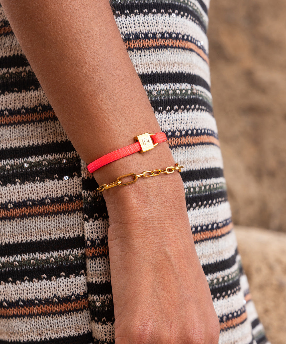 Billy Neon Pink | Gold