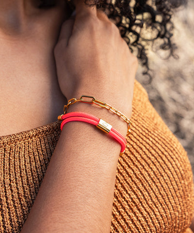 Lewis Neon Pink | Gold