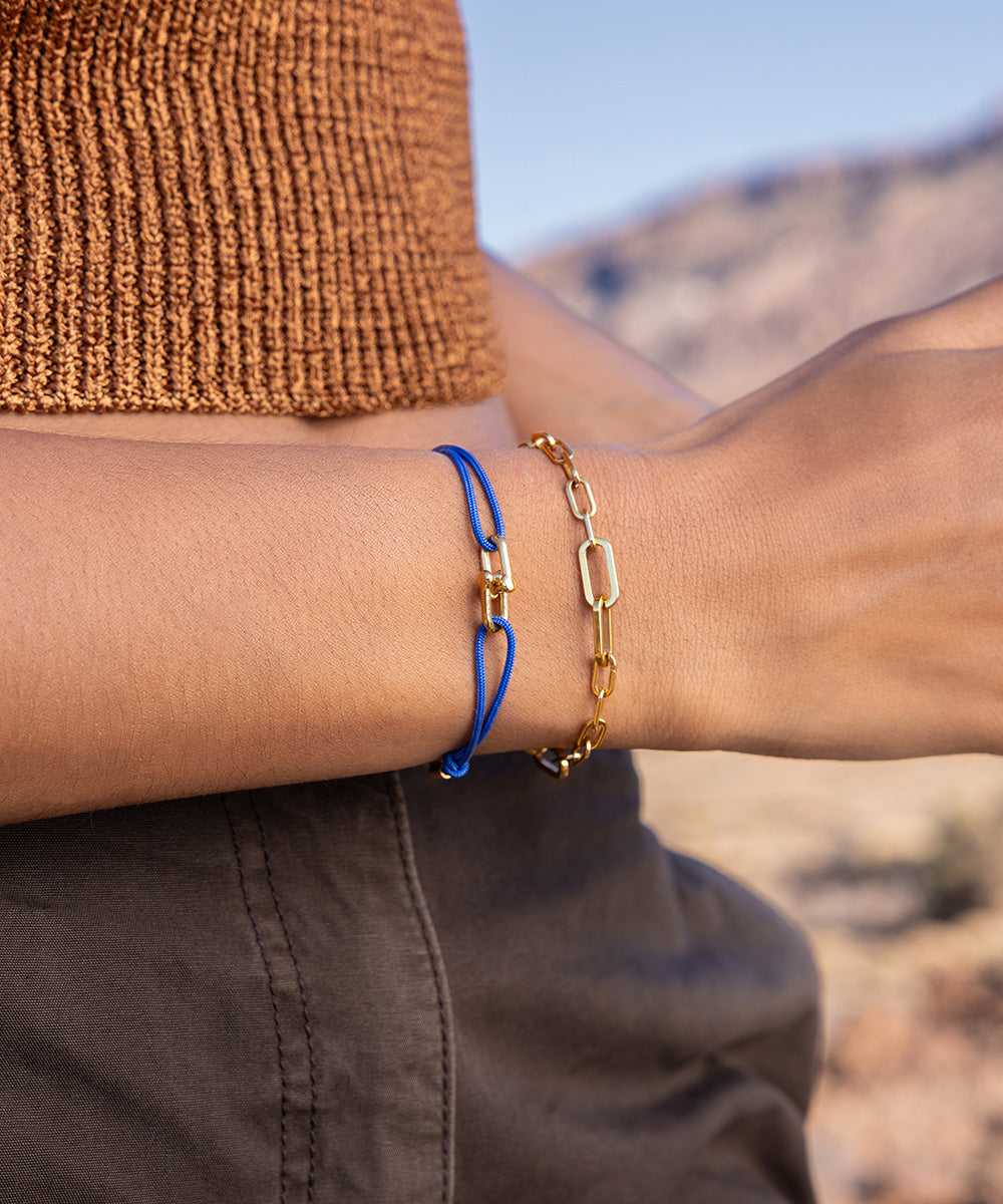 Mia Royal Blue | Gold