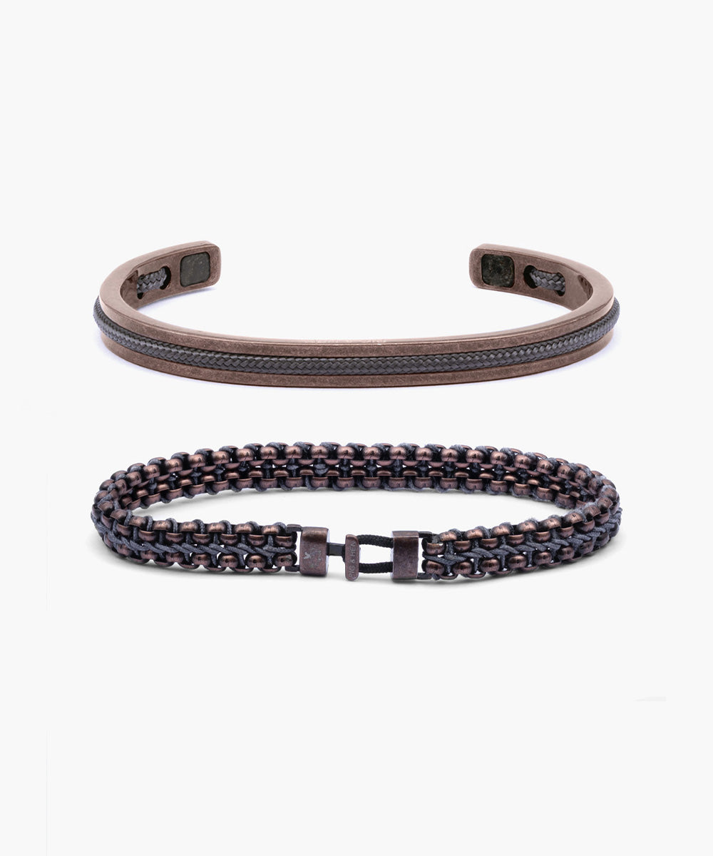 Catena Venetian 7mm & Navarch 6mm Slate Gray Set