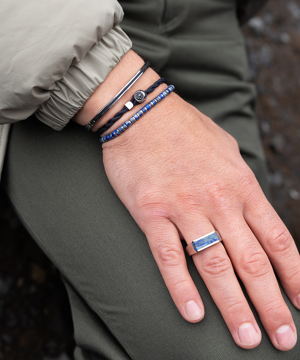 Signet Ring 7mm Lapis Lazuli | Silver – Pig & Hen