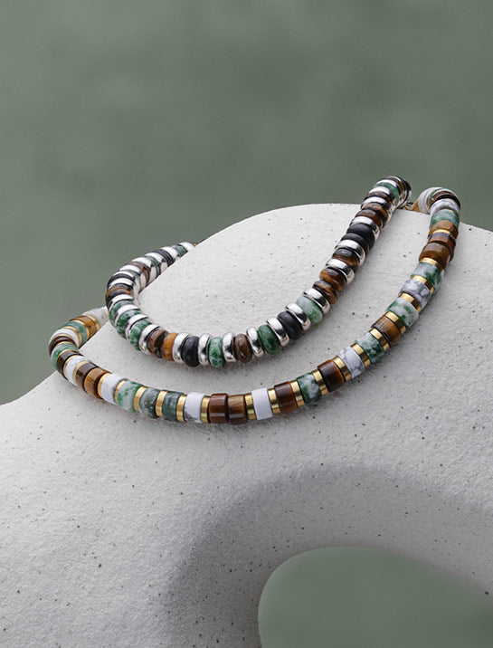 PG29 PIG&HEN ピッグアンドヘン NANARCH4 バングル 灰黒 Bracelets – Pig & Hen